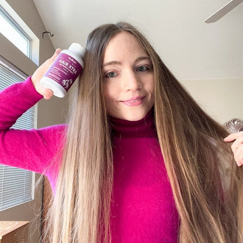 Hair Xtra, Premium Hair Growth Support for Men & Women, 60 Vegan