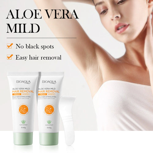 Gentle Aloe Hair Removal Cream Soothing Quick Depilatory Formula