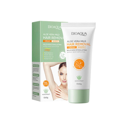 Gentle Aloe Hair Removal Cream Soothing Quick Depilatory Formula