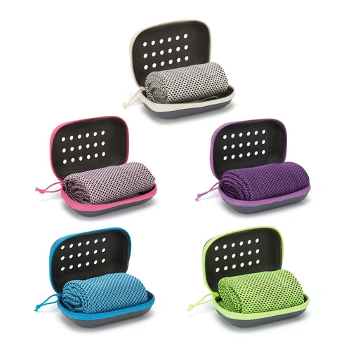 Quick Drying Cooling Towel Soft Breathable Chilly Sweat Absorption