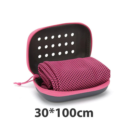 Quick Drying Cooling Towel Soft Breathable Chilly Sweat Absorption