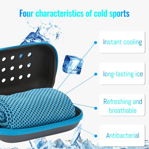 Quick Drying Cooling Towel Soft Breathable Chilly Sweat Absorption