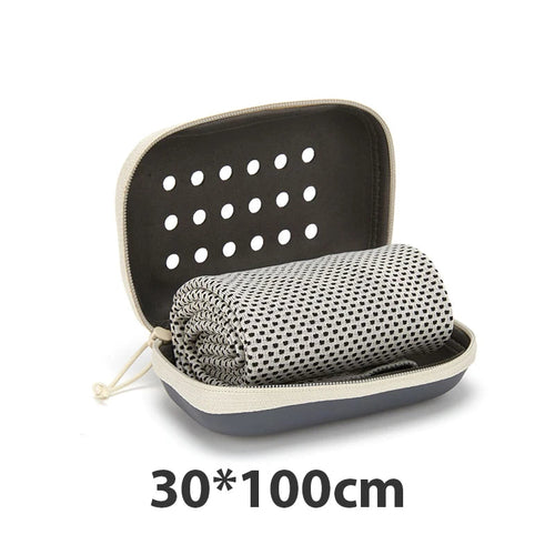 Quick Drying Cooling Towel Soft Breathable Chilly Sweat Absorption