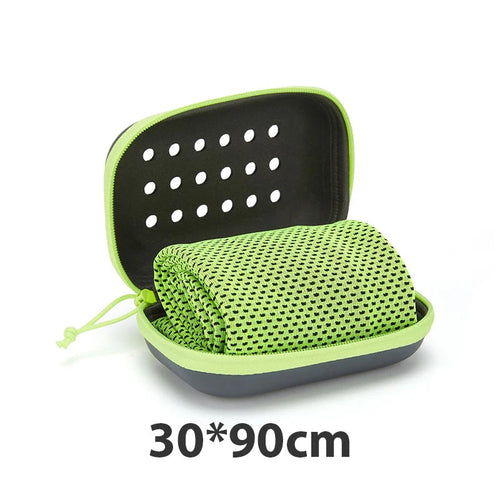 Quick Drying Cooling Towel Soft Breathable Chilly Sweat Absorption