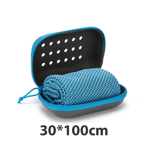 Quick Drying Cooling Towel Soft Breathable Chilly Sweat Absorption