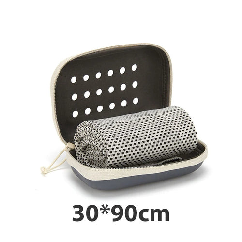 Quick Drying Cooling Towel Soft Breathable Chilly Sweat Absorption