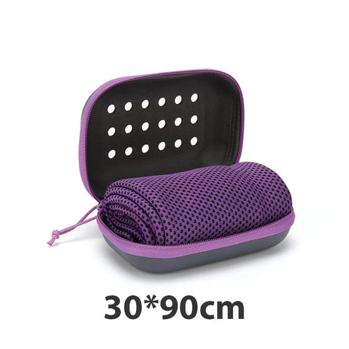 Quick Drying Cooling Towel Soft Breathable Chilly Sweat Absorption