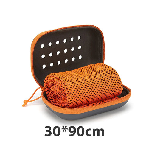Quick Drying Cooling Towel Soft Breathable Chilly Sweat Absorption