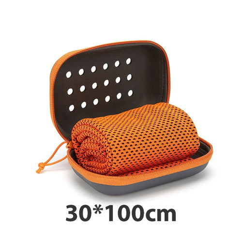 Quick Drying Cooling Towel Soft Breathable Chilly Sweat Absorption