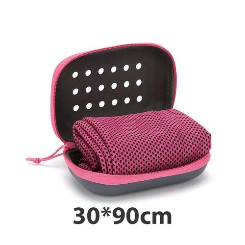 Quick Drying Cooling Towel Soft Breathable Chilly Sweat Absorption