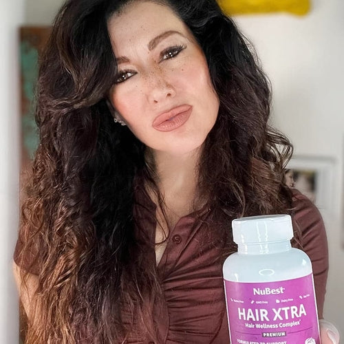 Hair Xtra, Premium Hair Growth Support for Men & Women, 60 Vegan